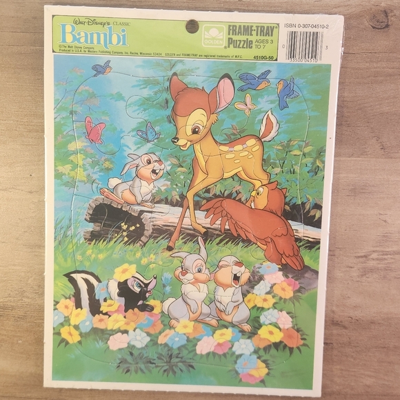 Disney Bambi Book and Puzzle 1987 - Picture 2 of 11